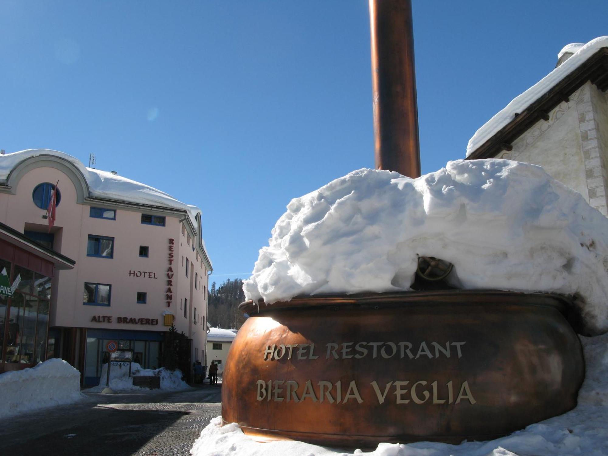 Hotel Restaurant Alte Brauerei Celerina/Schlarigna Exterior photo